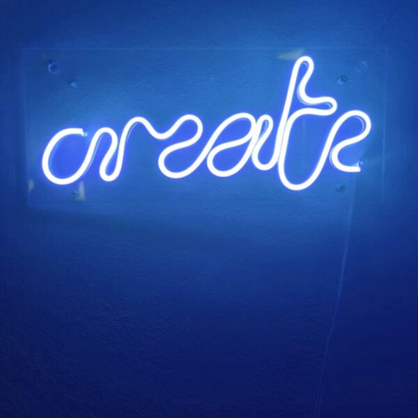 Create Neon Şekiller Işaret Neon Led Dekoratif Duvar Aydınlatması Neon Duvar Yazısı