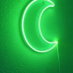 Dekoraven Ay Neon Led Dekoratif Aydınlatma Yeşil