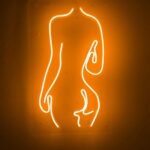 Woman Neon Şekiller Işaret Neon Led Dekoratif Duvar Aydınlatması