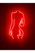 Woman Neon Şekiller Işaret Neon Led Dekoratif Duvar Aydınlatması Neon Duvar Yazısı