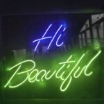 Hi Beatiful Neon Led Dekoratif Duvar Aydınlatması Neon Duvar Yazısı