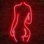 Neon Led Duvar Yazısı Dekoratif Işıklı Gece Lambası Duvar Süsü Sexy Woman