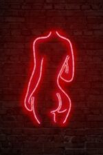 Neon Led Duvar Yazısı Dekoratif Işıklı Gece Lambası Duvar Süsü Sexy Woman
