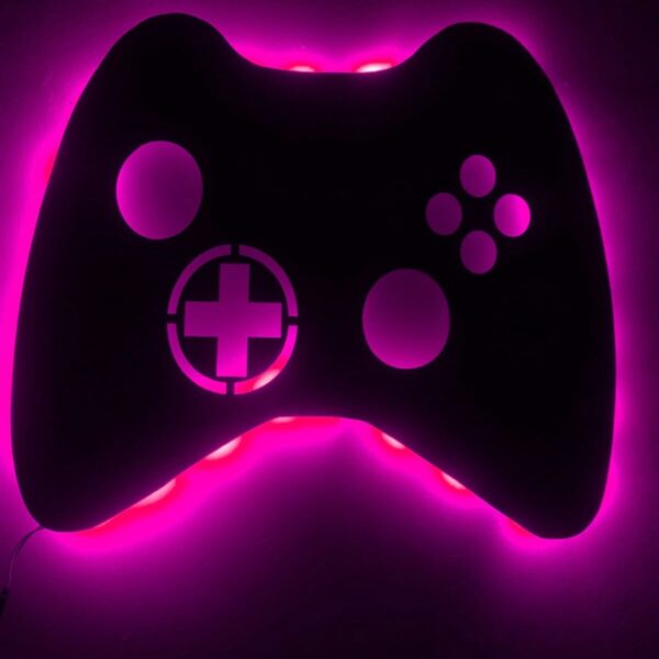 Gamepad Led Işıklı Tablo