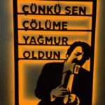 Müslüm Gürses 16 Renkli Rgb Kumandalı Led Işıklı Tablo