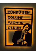 Müslüm Gürses 16 Renkli Rgb Kumandalı Led Işıklı Tablo