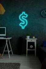 Dolar Logo Neon Dekoratif Aydınlatma - Görsel 2