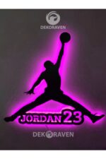 Michael Jordan Led Işıklı Tablo