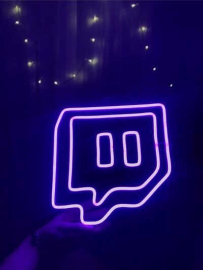 Twitch Led Tablo Duvar Dekorasyonu