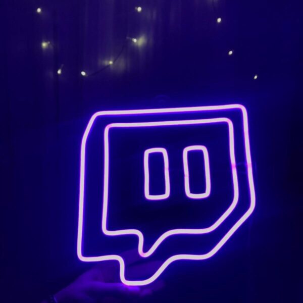 Twitch Led Tablo Duvar Dekorasyonu