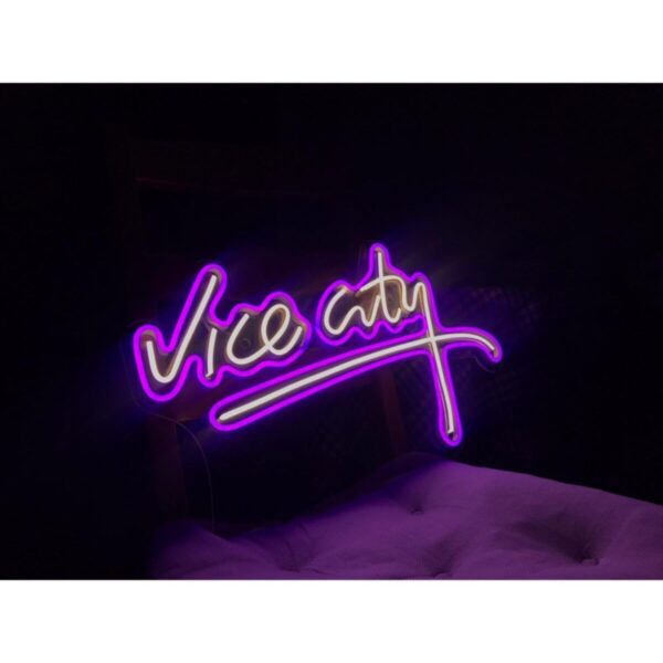 Vice City Led Tablo Duvar Dekorasyonu