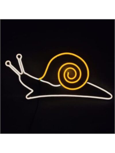 Neon Led Dekoratif Salyangoz Figürü