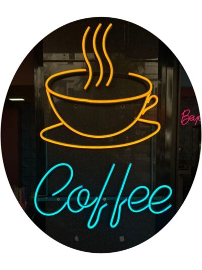 En Güzel Günde Neon Led Coffe Kahve Led Coffe Yazısı Işıklandırma