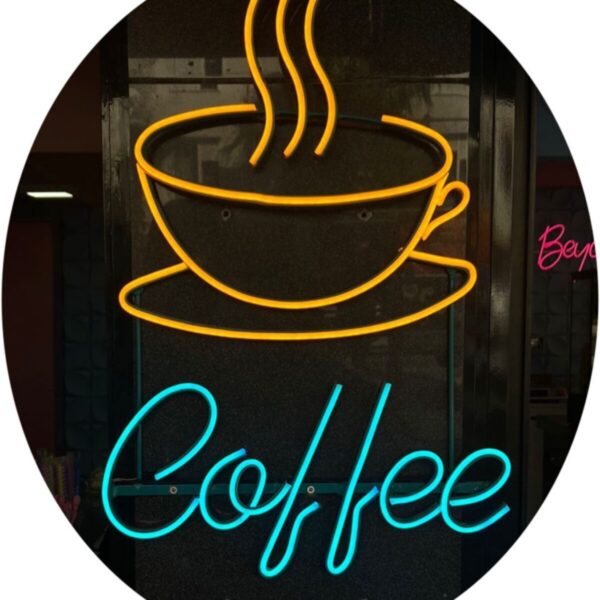 En Güzel Günde Neon Led Coffe Kahve Led Coffe Yazısı Işıklandırma