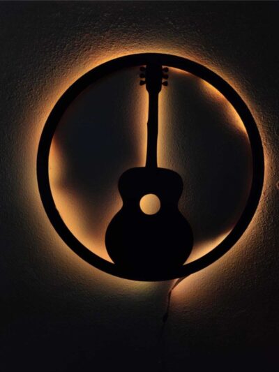Gitar Işıklı Tablo