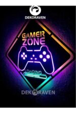 Gamer Zone Led Işıklı Tablo - Görsel 3