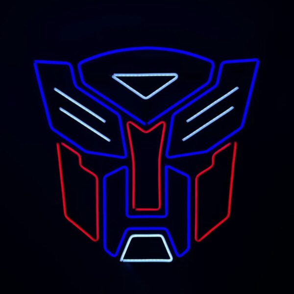 Optimus Prime - Neon Led Dekoratif Duvar Aydınlatması - Transformers