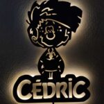 Cedric Dekoratif Led Işıklı Ahşap Tablo