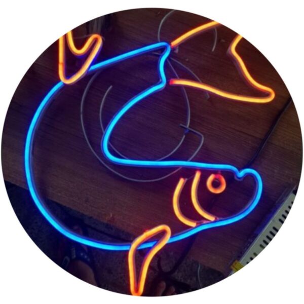 Neon Led Dekoratif Balık Figürü