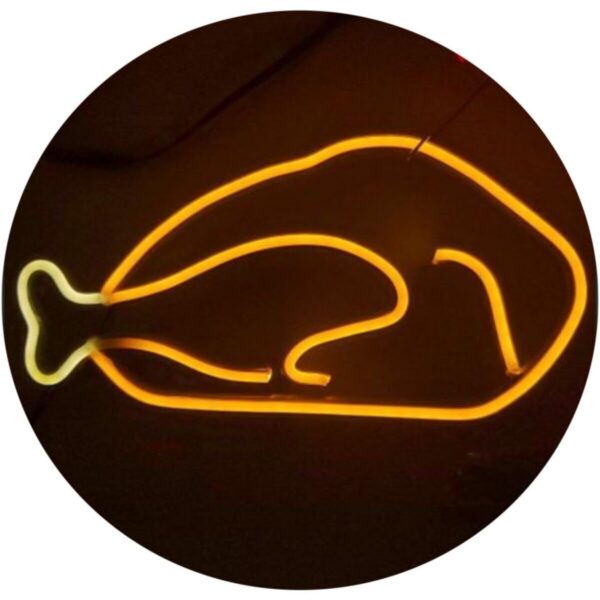 Neon Led Dekoratif Et Figürü