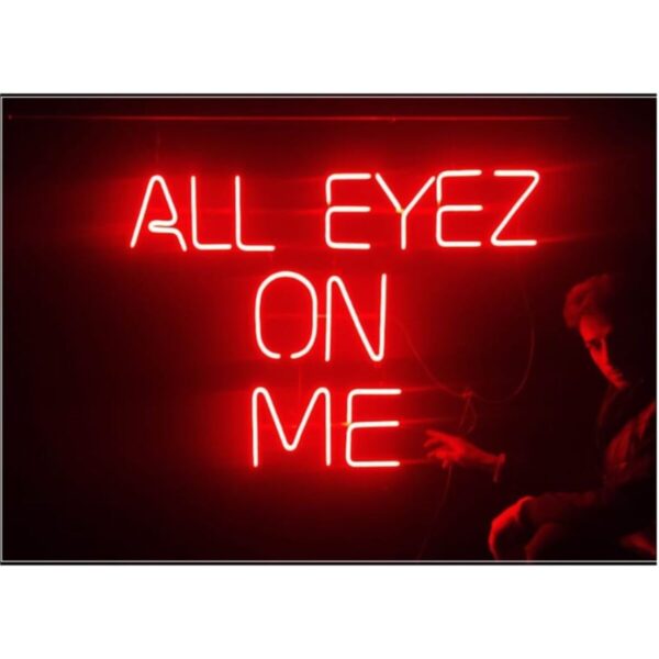 Neon Led Dekoratif Yazı (ALL EYEZ ON ME)