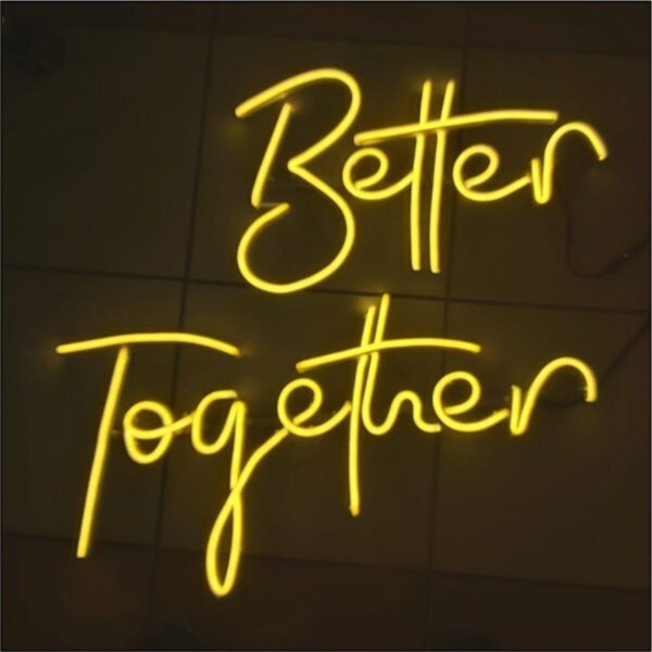 Neon Led Dekoratif Yazı Better Together