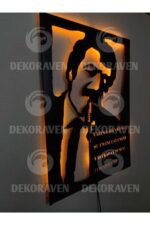 Müslüm Gürses Itirazım Var Led Işıklı Tablo - Görsel 2