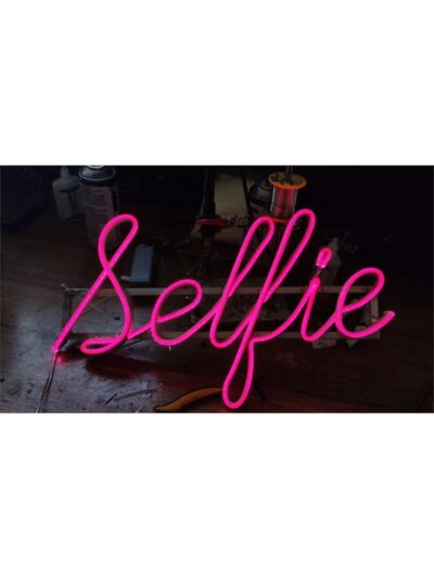 Neon Yazı Led Yazı Led Neon Yazı Selfie Yazısı 50 Cm Genişlik Pembe