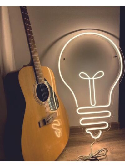 Led Neon Ampül Figürü