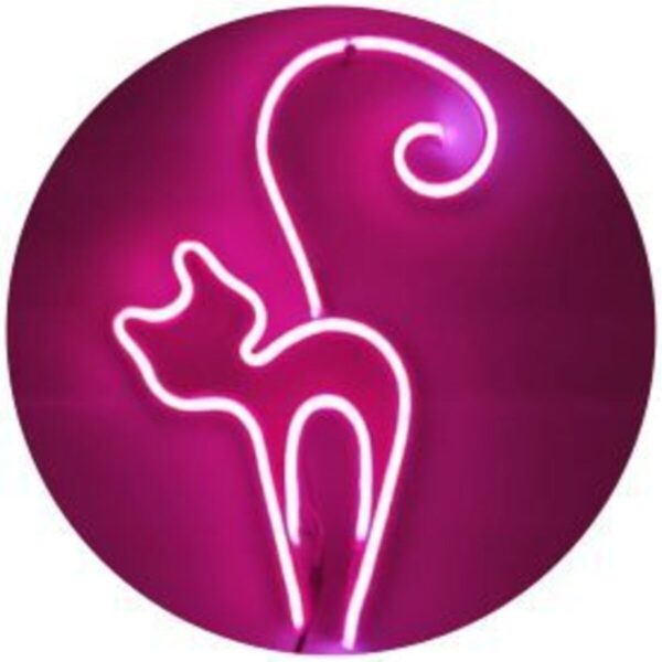 Neon Led Kedi Gece Lambası Şerit Led Işık