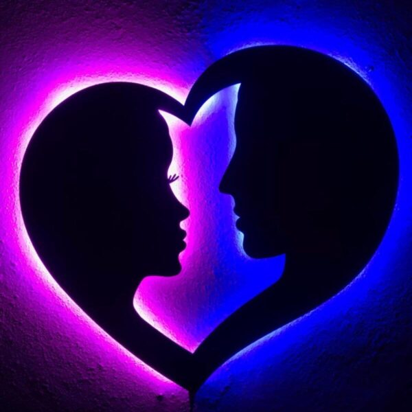 Love Işıklı Tablo