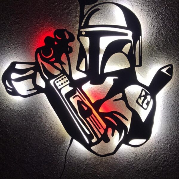 Star Wars Işıklı Tablo