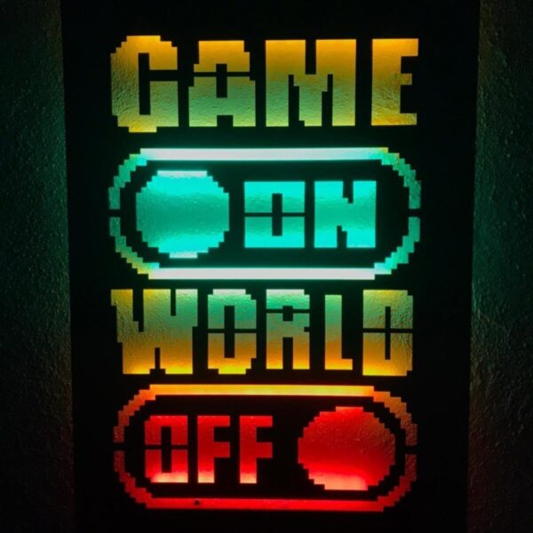 Gamer Işıklı Tablo