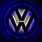 Wolkswagen Logo Işıklı Tablo