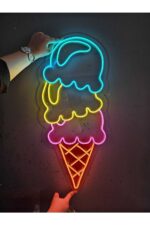 Dondurma Neon Led Işıklı 33*75 cm - Görsel 2