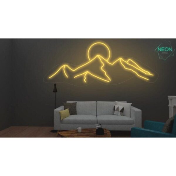 Neon Led Aydınlatma Landsc Gece Lambası Parti Süsü Işıklı Duvar Dekor