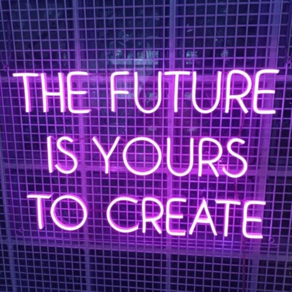 Neon Led Aydınlatma Future Gece Lambası Parti Süsü Işıklı Duvar Dekor