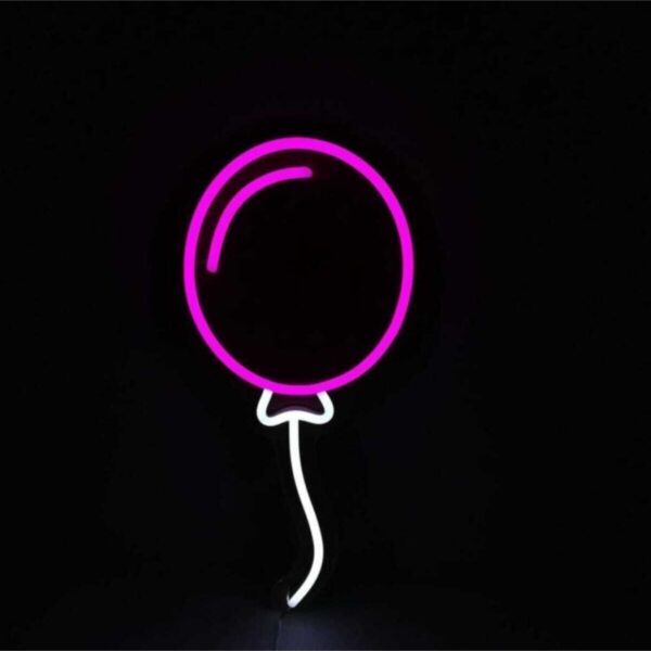 Neon Led Aydınlatma Balon Gece Lambası Parti Süsü Işıklı Duvar Dekor