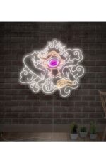 One Piece Gear 5  Luffy - Neon Led Dekoratif Duvar Aydınlatması - anime