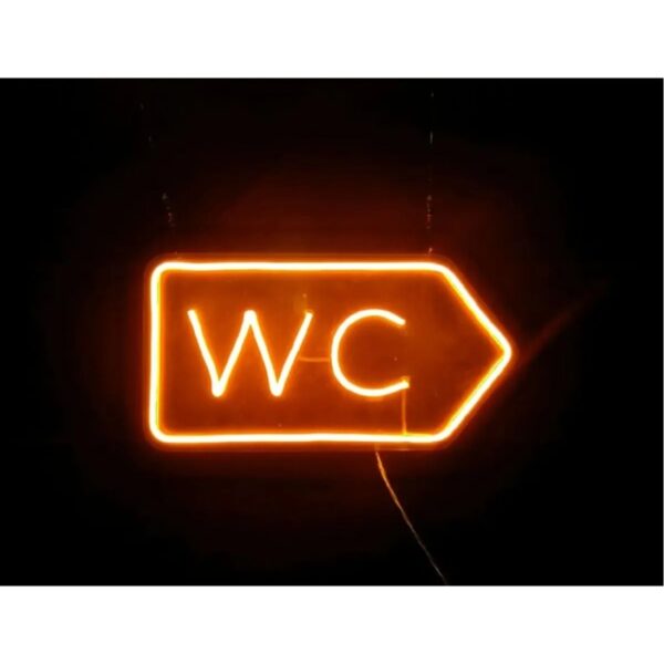 Wc-tuvalet Yön Neon Led Tabela Dekoratif Aydınlatma