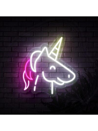 Unicorn Neon Led Tabela Dekoratif Aydınlatma