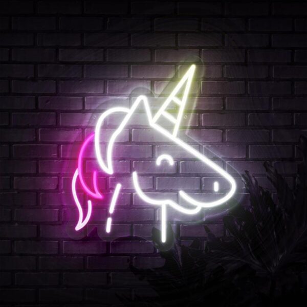 Unicorn Neon Led Tabela Dekoratif Aydınlatma