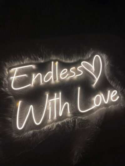 Endless With Love Neon Dekoratif Aydınlatma