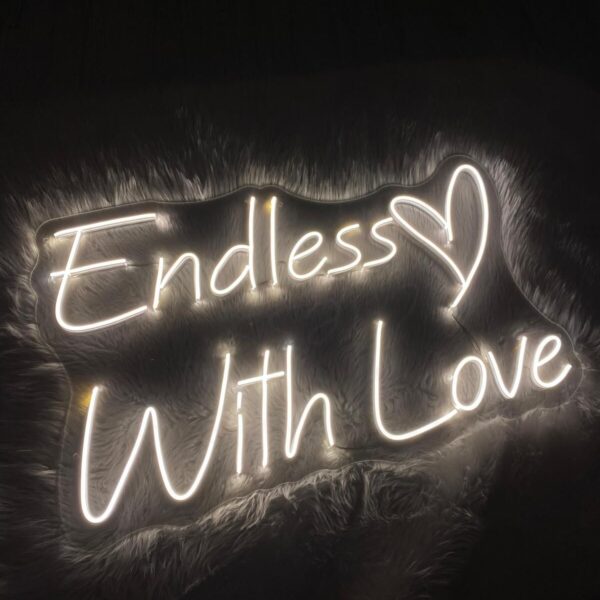 Endless With Love Neon Dekoratif Aydınlatma