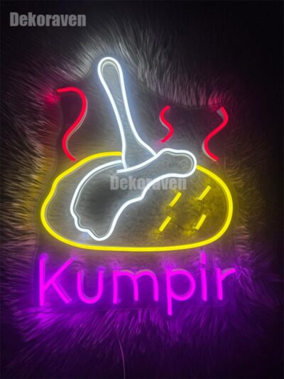 Kumpir Neon Led Tabela Dekoratif Aydınlatma