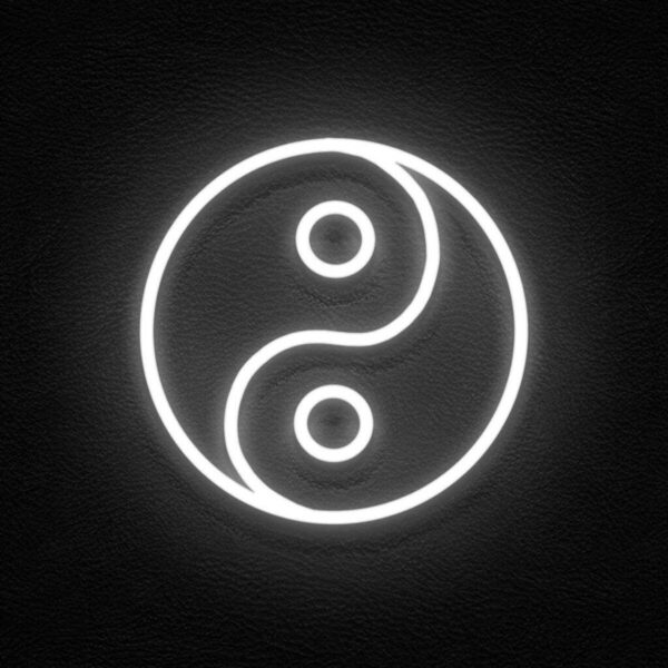Yin Yang Neon Led Tabela Dekoratif Aydınlatma