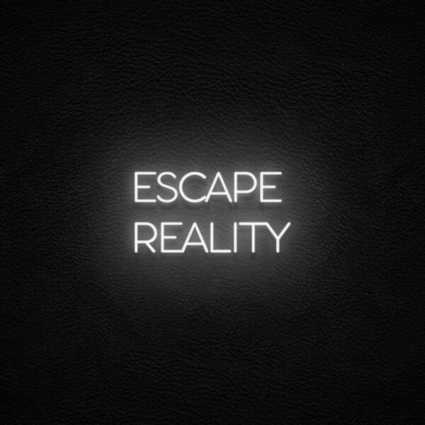 Escape Reality Neon Led Tabela Dekoratif Aydınlatma
