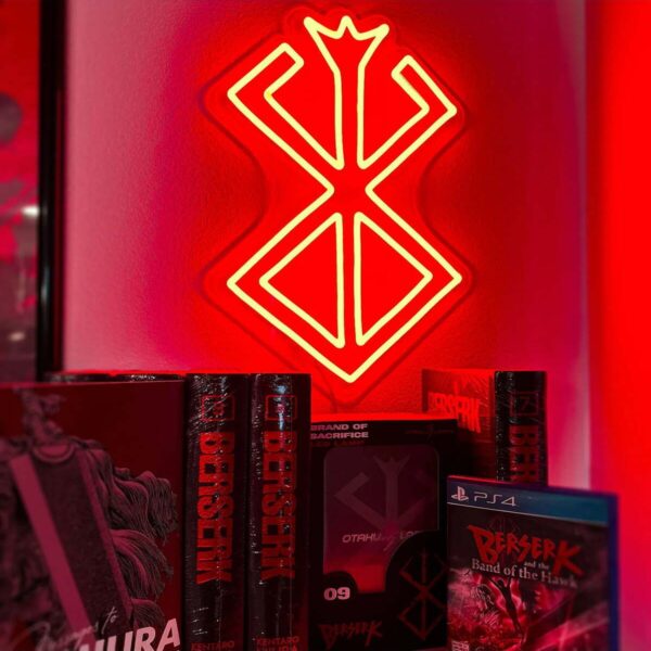 Berserk Neon Led Tabela Dekoratif Aydınlatma