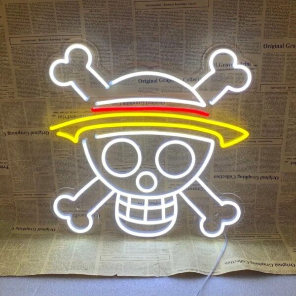 One Piece Neon Neon Led Tabela Dekoratif Aydınlatma