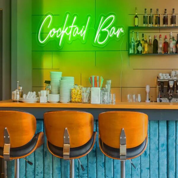Kokteyl Bar Neon Tabela 70 x 30